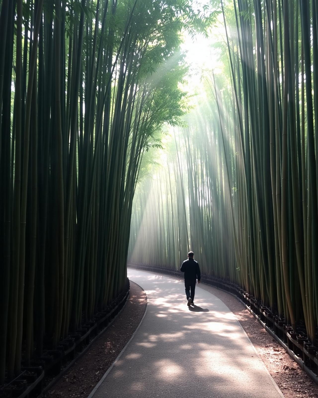 Kyoto bamboo path